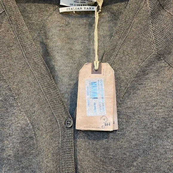 All Saints Gray Long Cardigan - Picture 4 of 8